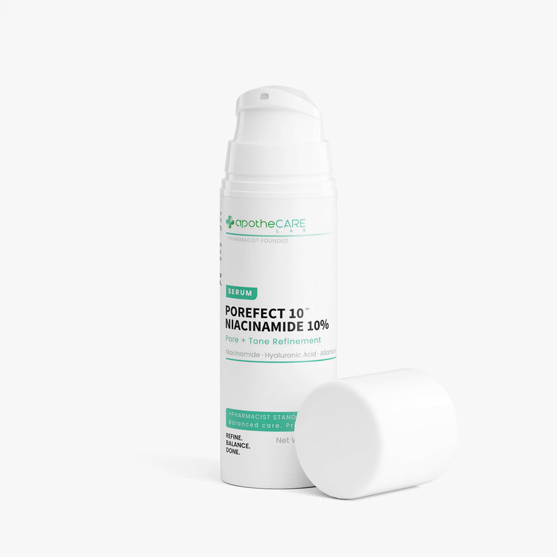 Apothecare skincare product on a white background