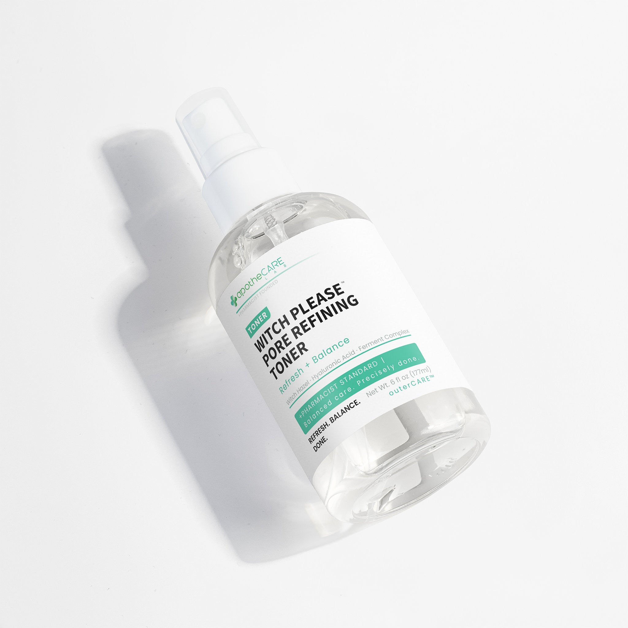 Bottle of Witch Please Pore Refining Toner on a white background