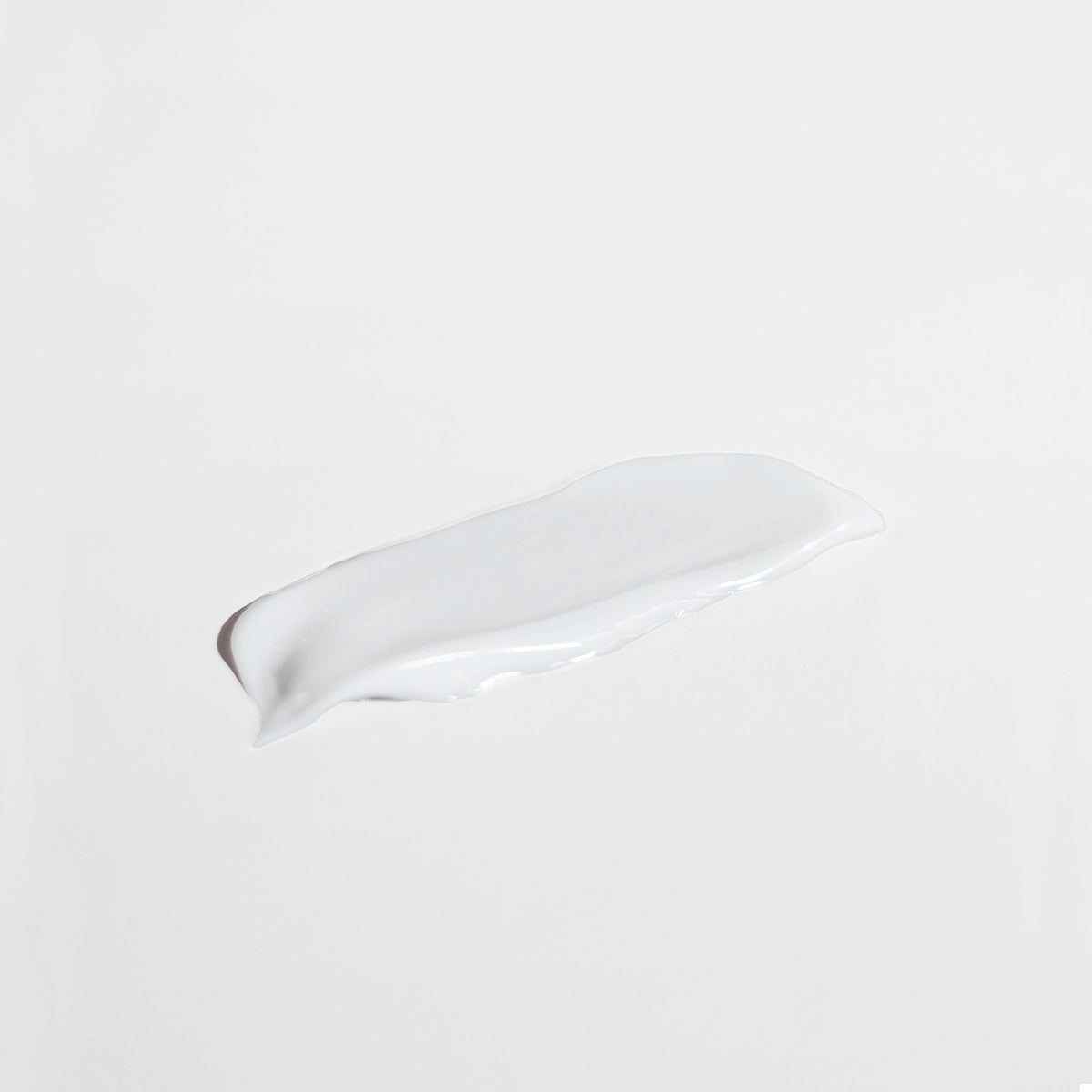 white cream spread on a white background