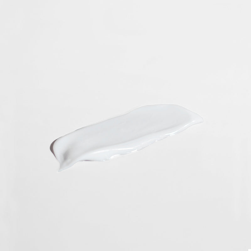 white cream spread on a white background