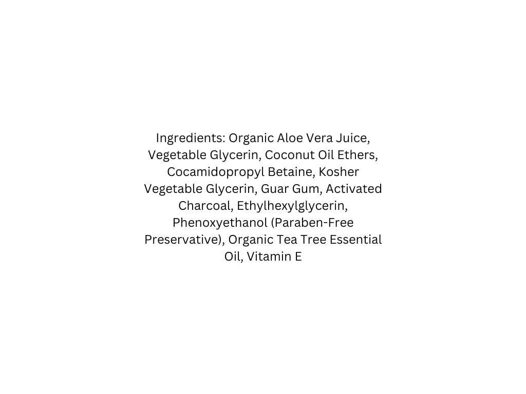 List of ingredients on a white background