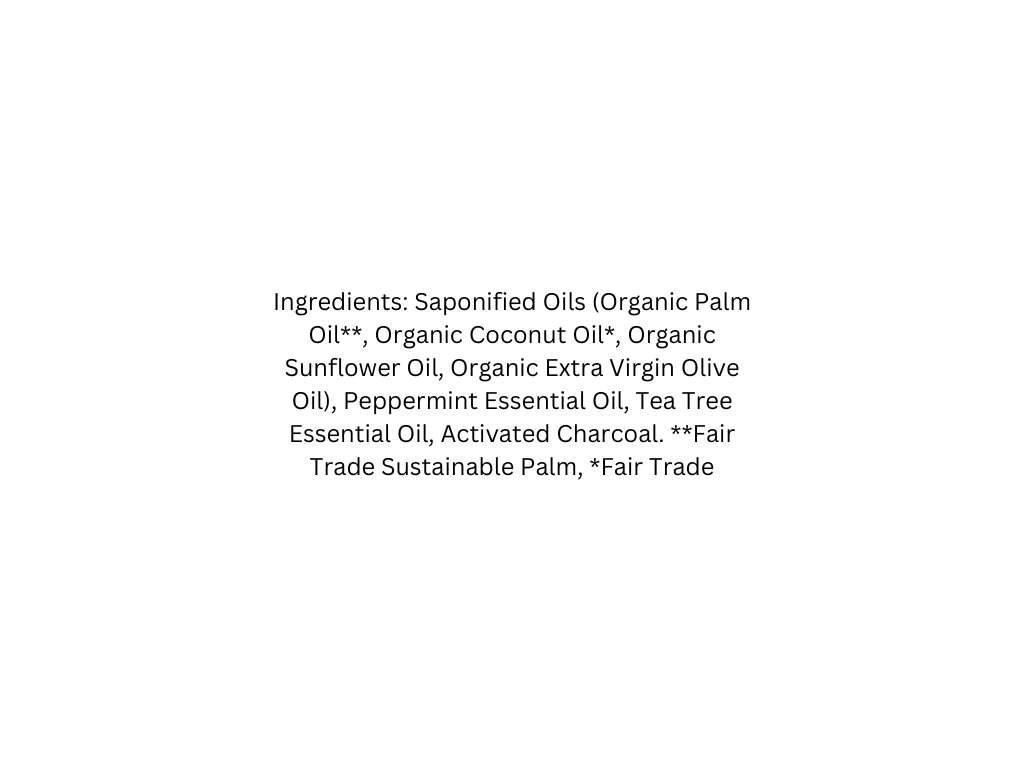 List of ingredients on a white background