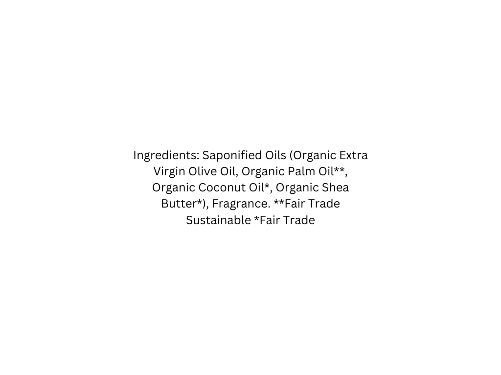 List of ingredients on a white background