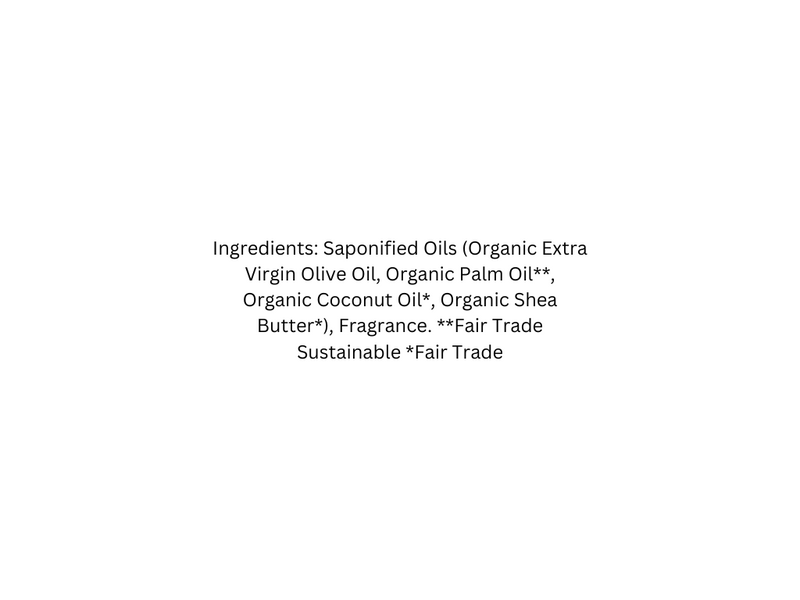 List of ingredients on a white background