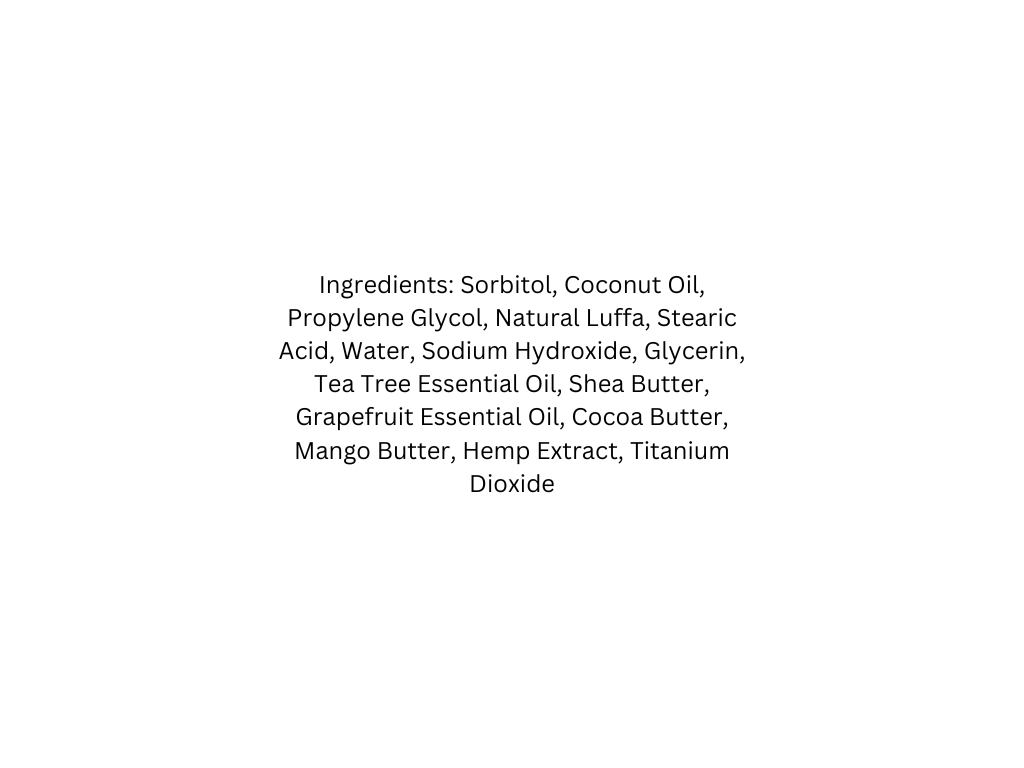 List of ingredients on a white background