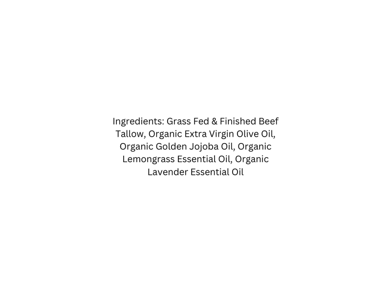 List of ingredients on a white background